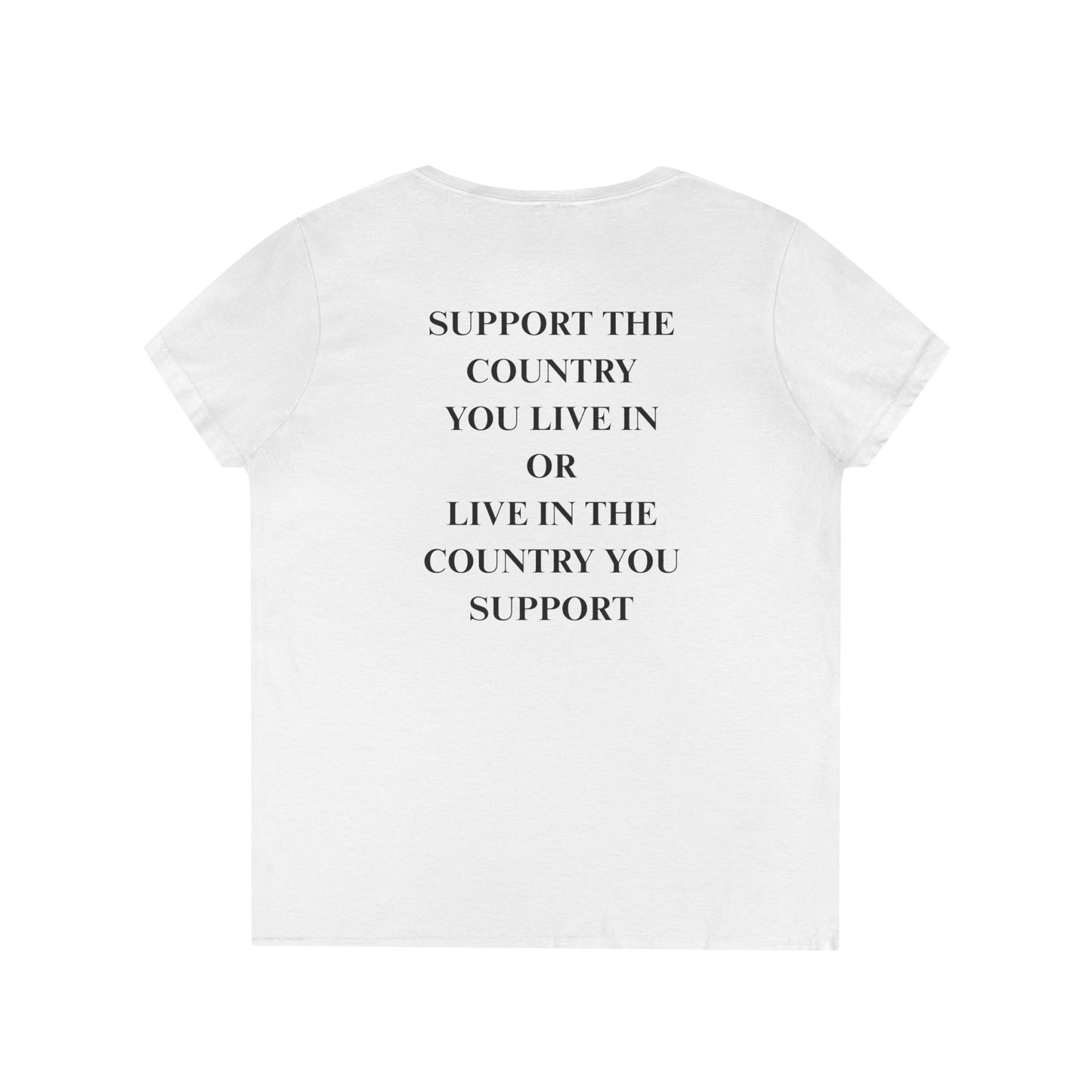 Support Your Country Tee WOMEN'S V-NECK