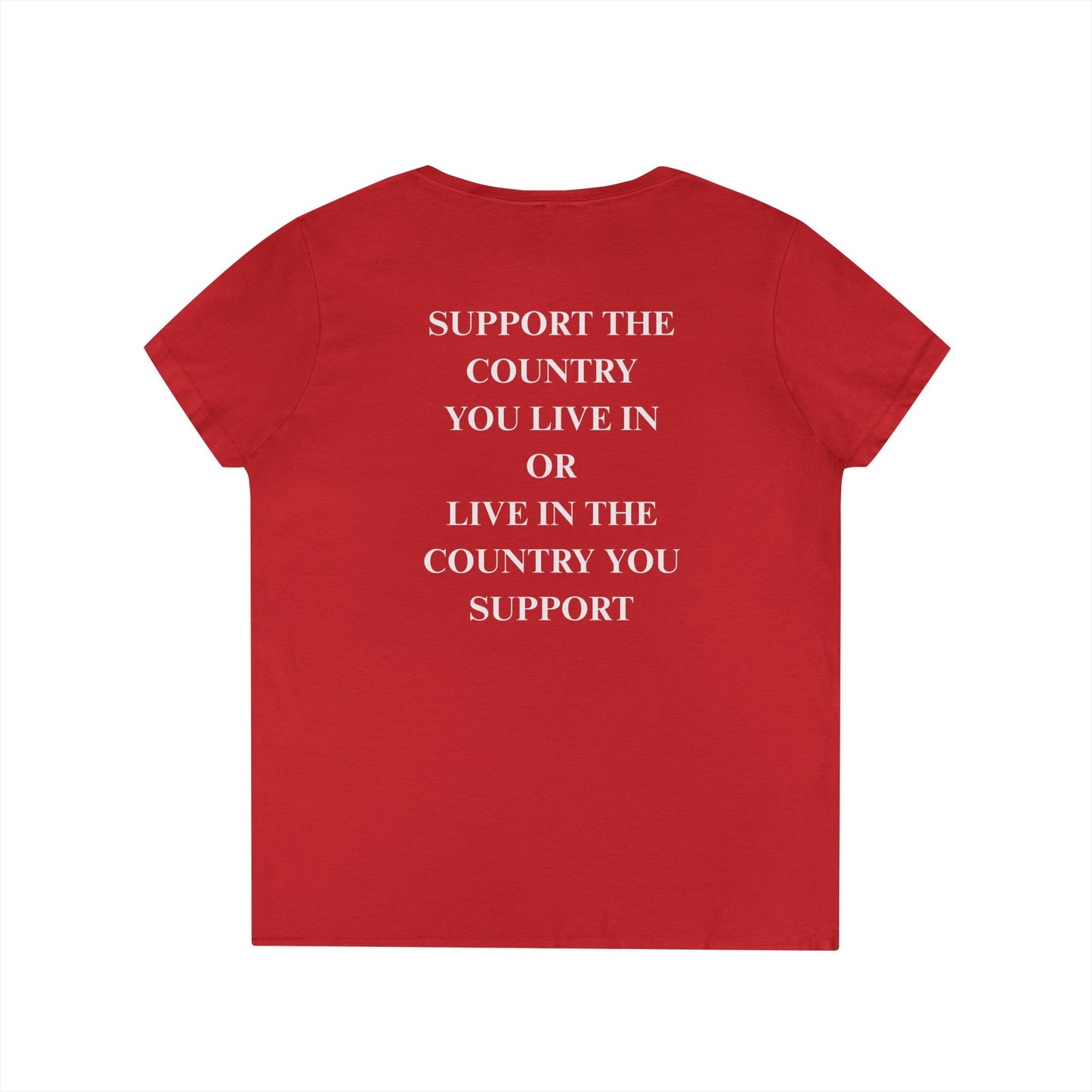 Support Your Country Tee WOMEN'S V-NECK