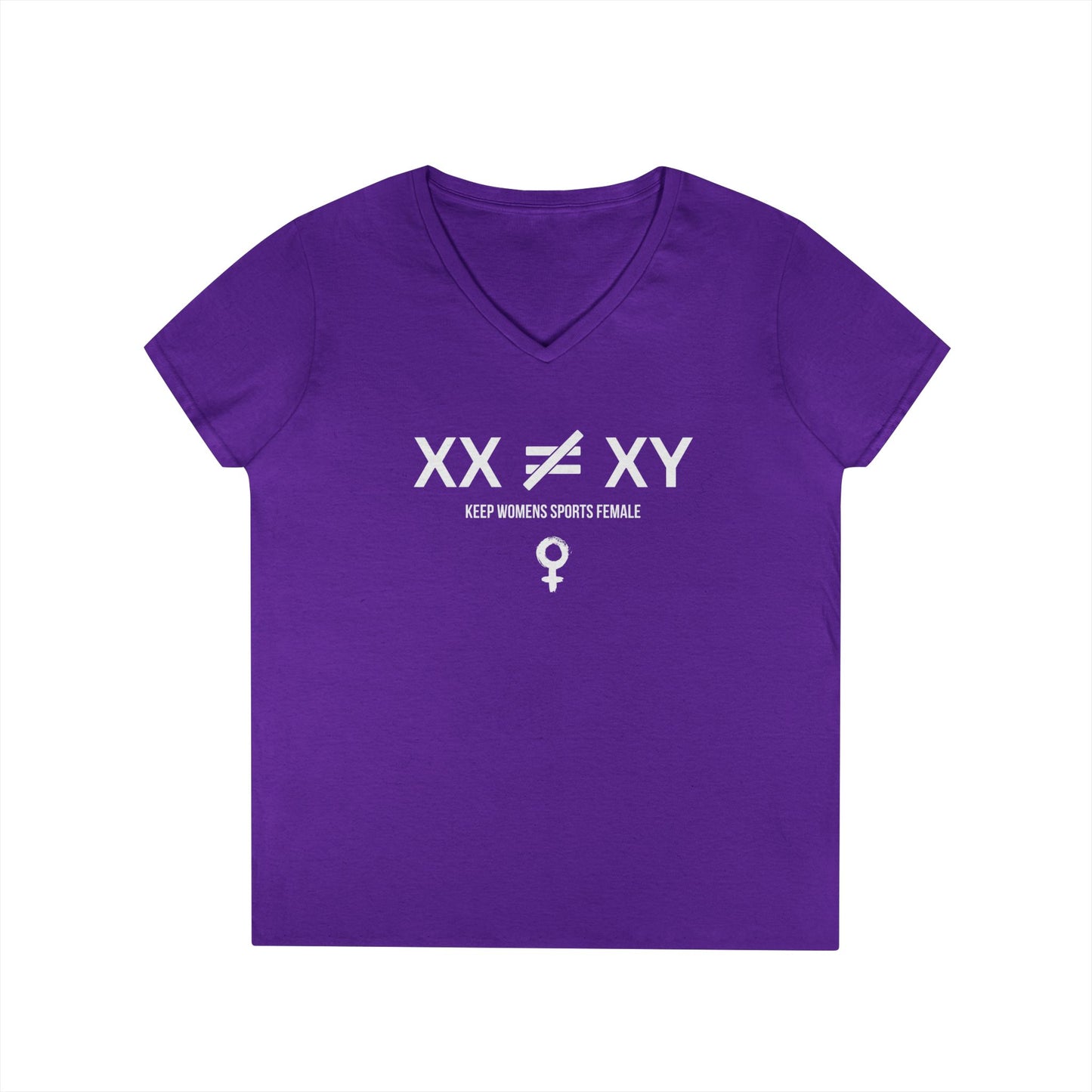 Keep Women's Sports Female V-Neck Soft-Style T-Shirt - Empowerment Tee for Active Women