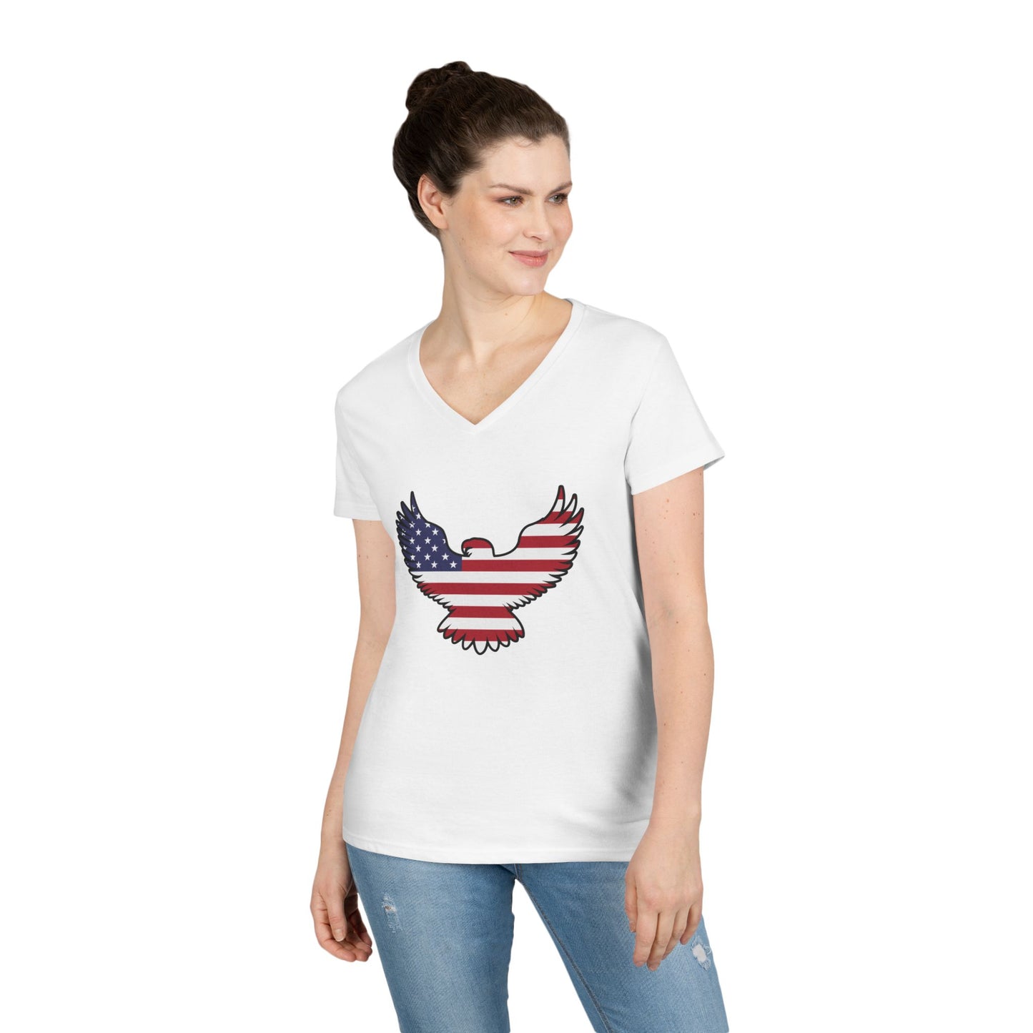 Support Your Country Tee WOMEN'S V-NECK