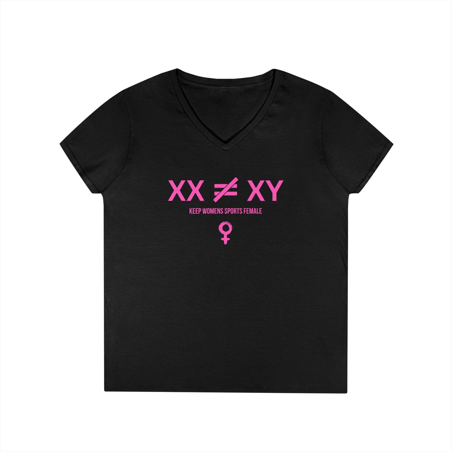 Keep Women's Sports Female V-Neck Soft-Style T-Shirt - Empowerment Tee for Active Women