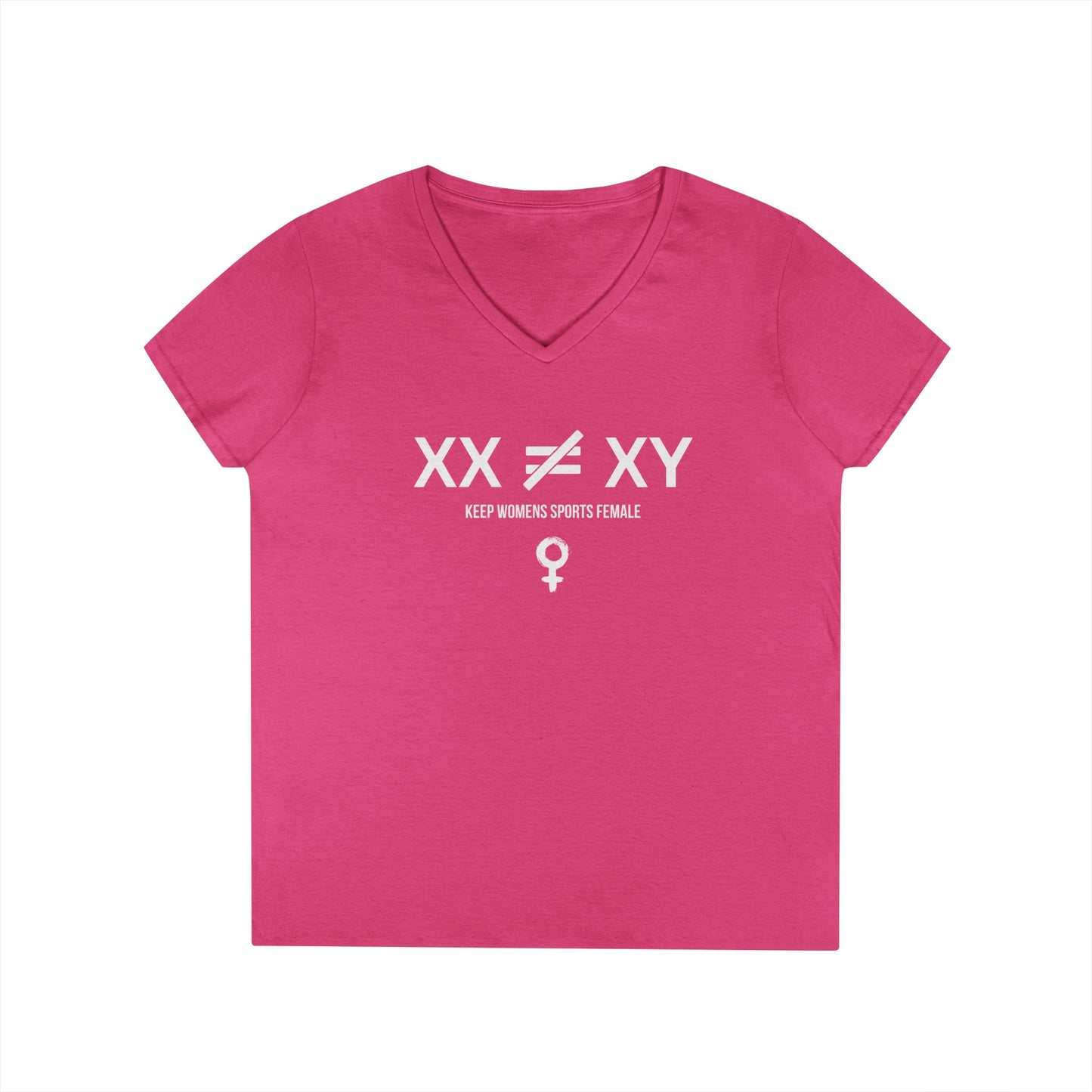 Keep Women's Sports Female V-Neck Soft-Style T-Shirt - Empowerment Tee for Active Women