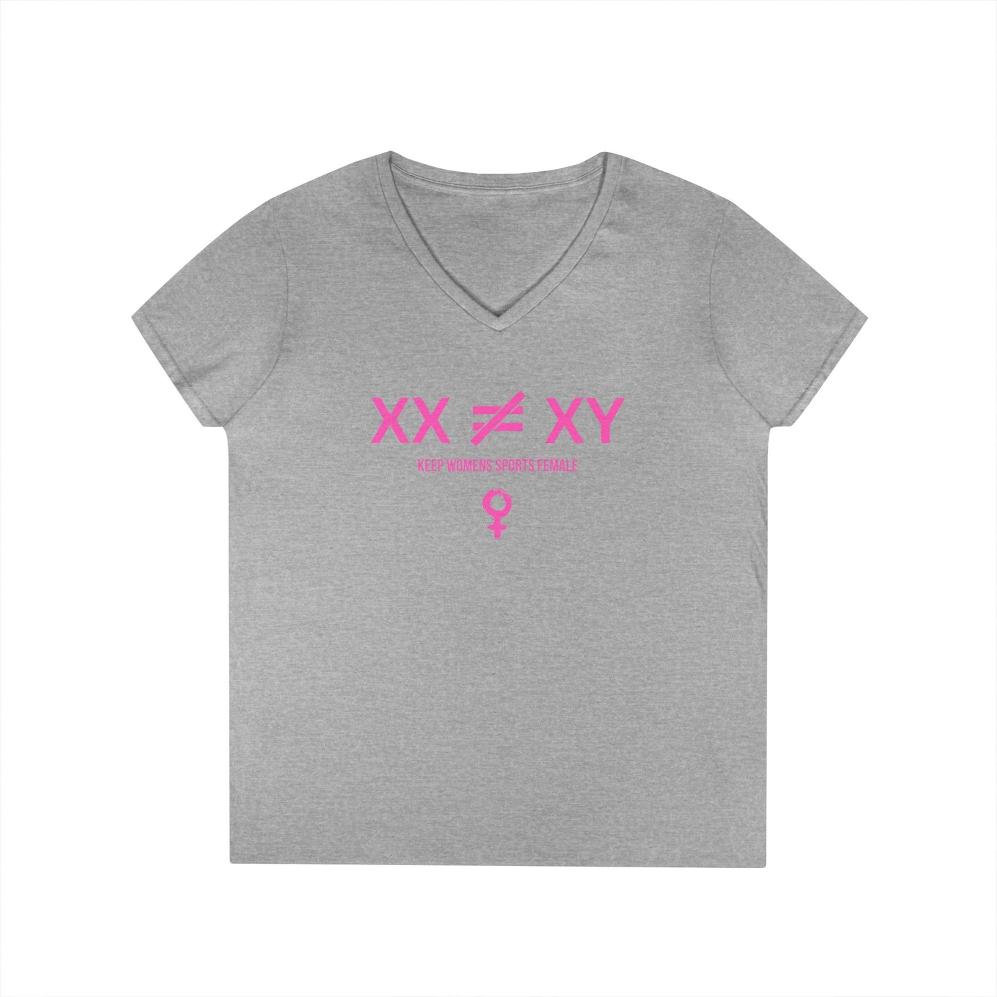 Keep Women's Sports Female V-Neck Soft-Style T-Shirt - Empowerment Tee for Active Women