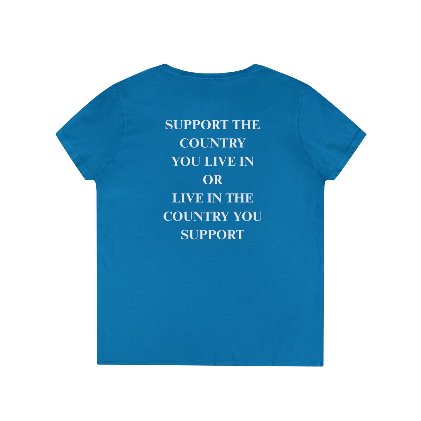 Support Your Country Tee WOMEN'S V-NECK