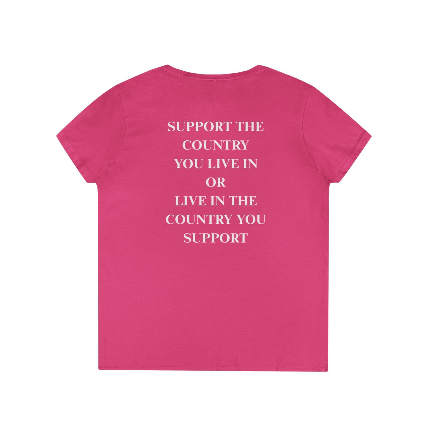 Support Your Country Tee WOMEN'S V-NECK