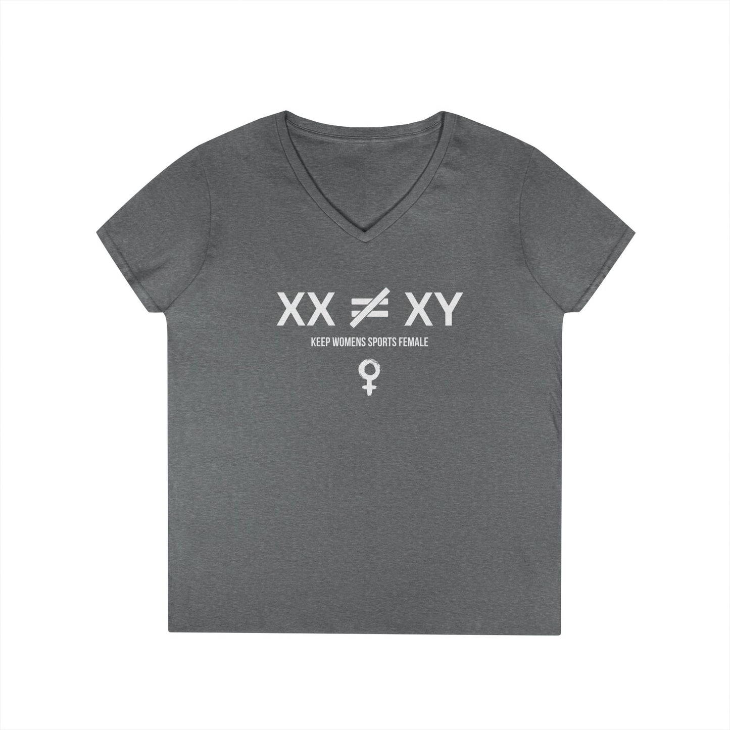 Keep Women's Sports Female V-Neck Soft-Style T-Shirt - Empowerment Tee for Active Women