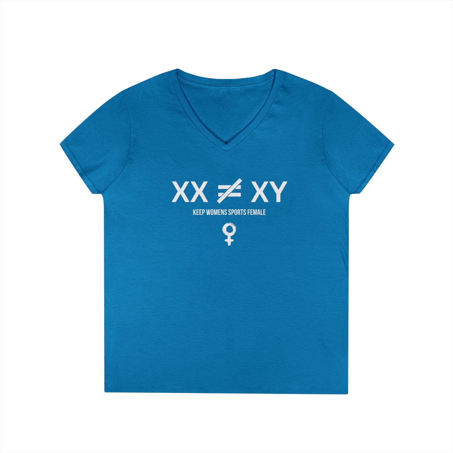Keep Women's Sports Female V-Neck Soft-Style T-Shirt - Empowerment Tee for Active Women