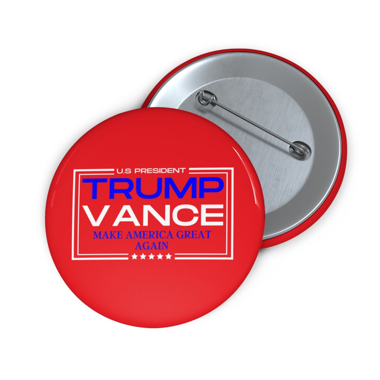Trump/Vance Make America Great Again Pin Buttons