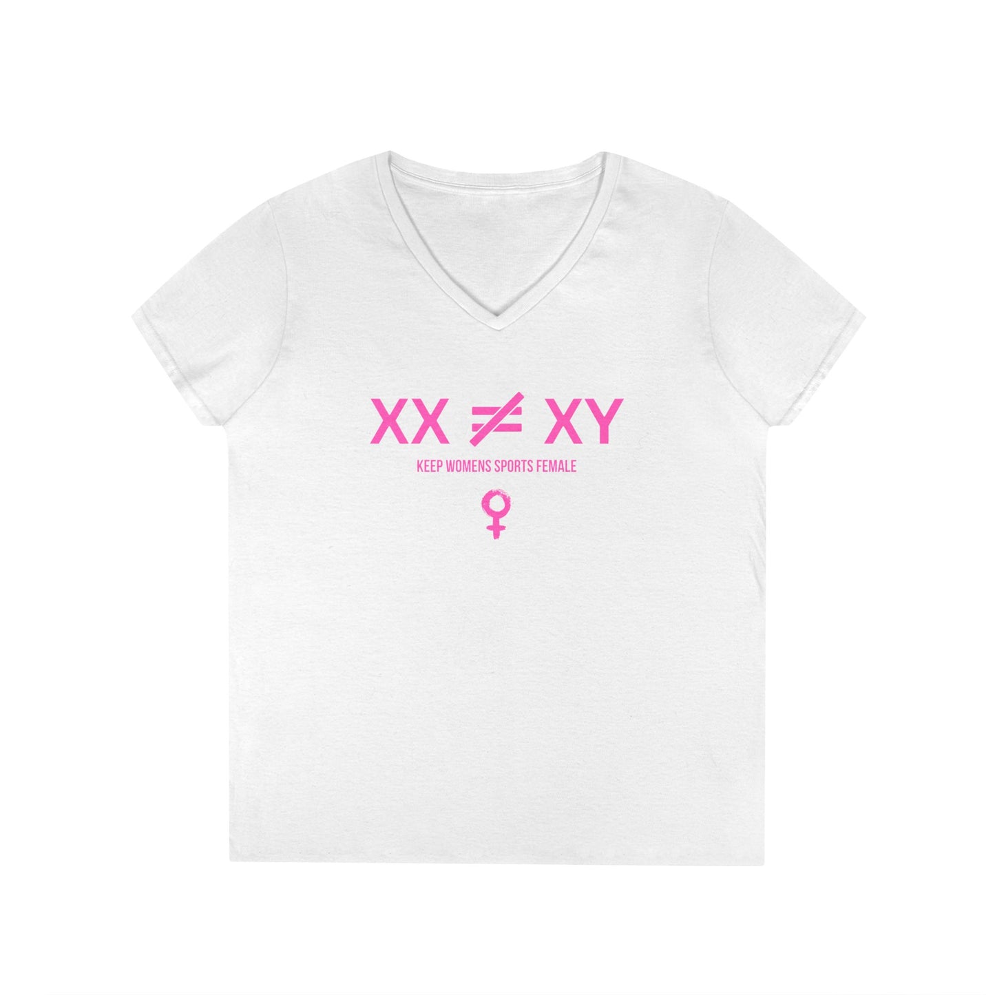 Keep Women's Sports Female V-Neck Soft-Style T-Shirt - Empowerment Tee for Active Women